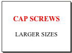 CAP SCREWS

LARGER SIZES