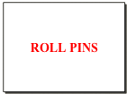 ROLL PINS